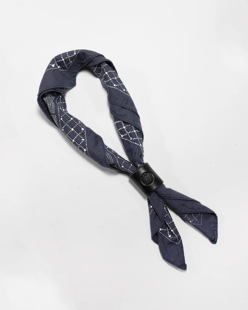 Kiriko Original Embossed Leather Cuff, Black - Image 3