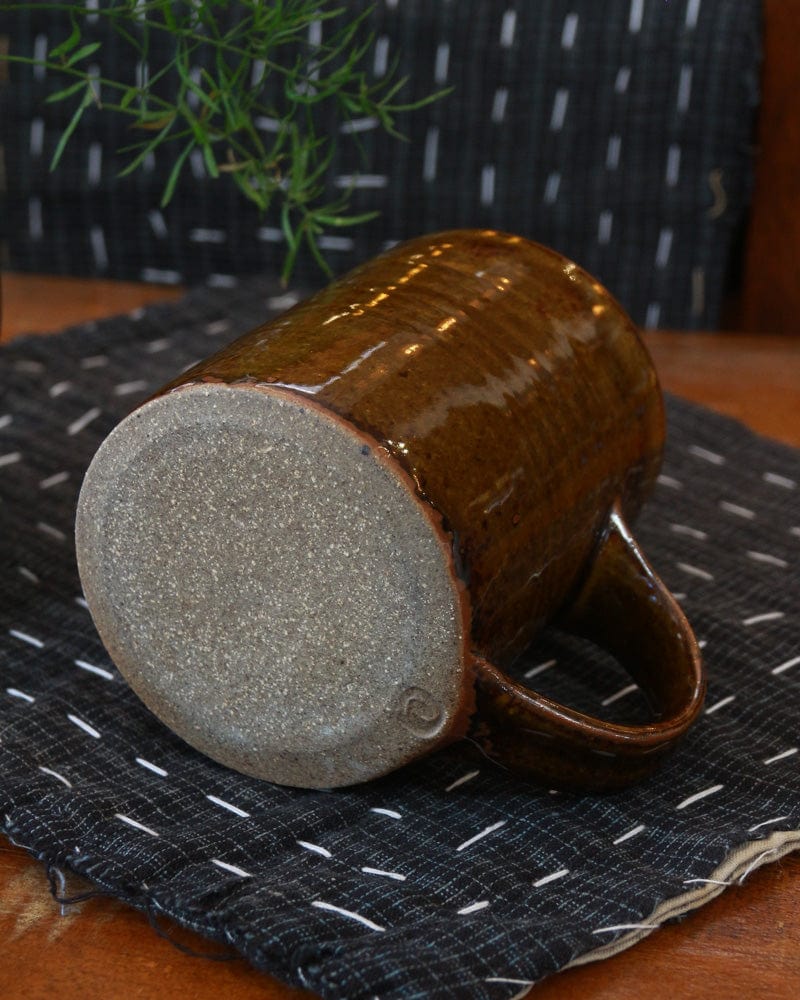 Culp Pottery Mug, Classic, Brown Glazed - Image 3
