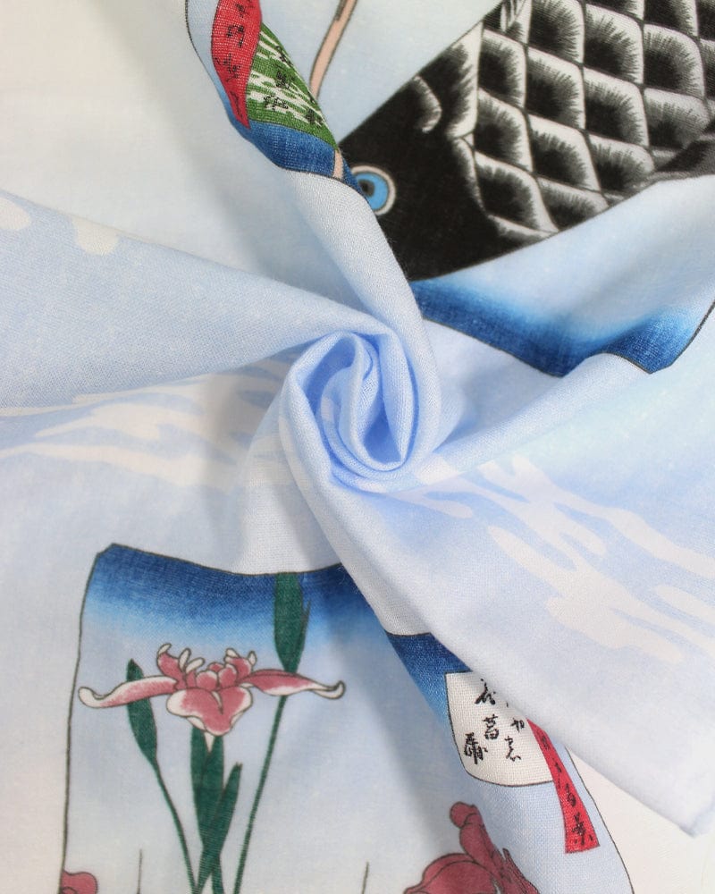 Tenugui, Double Gauze, Utagawa Kuniyoshi  - Koinobori - Image 4