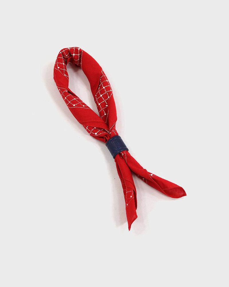 Kiriko Original Embossed Leather Cuff, Navy - Image 3