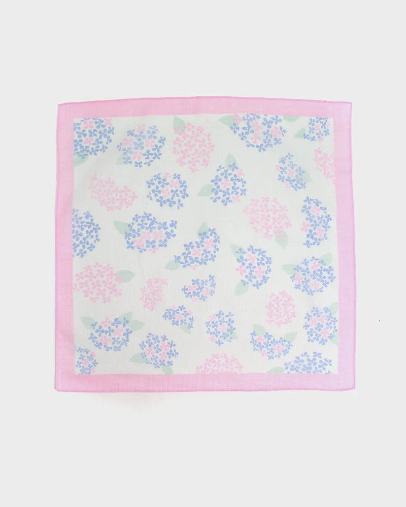 Japanese Handkerchief, Classic, Fushiito, Hydrangea - Image 3