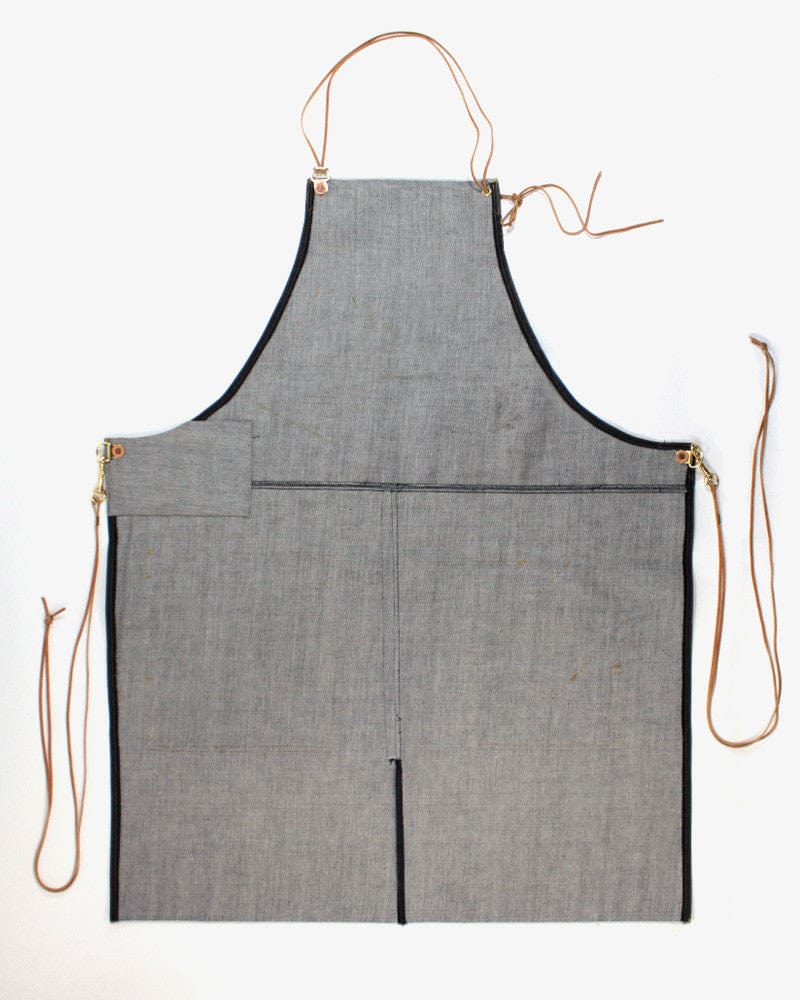 Kokoro Original Work Apron, Full, Japanese Selvedge Denim, Indigo - Image 5