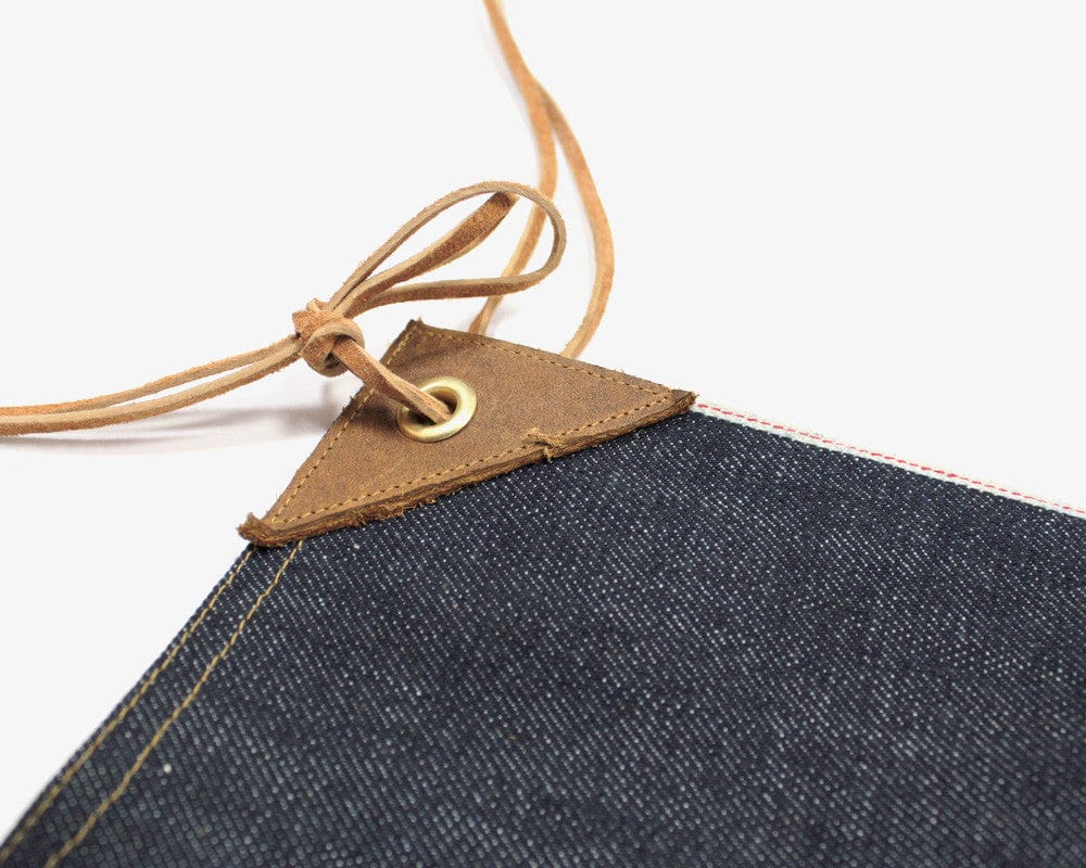 Kokoro Original Work Apron, Full, Japanese Selvedge Denim, Indigo - Image 8