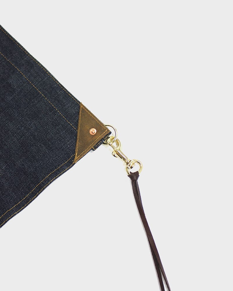 Kokoro Original Work Apron, Waist, Japanese Selvedge Denim, Indigo - Image 7