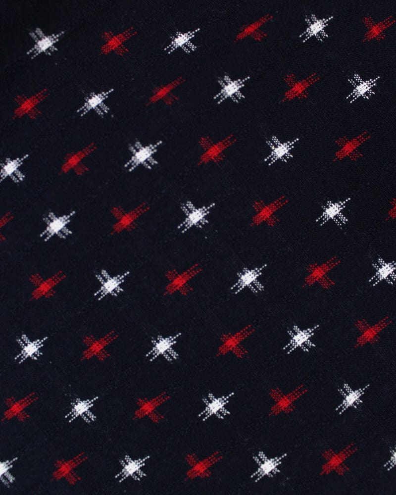 ToK Pants, Kasuri Indigo with Red and White Jyuji - Image 4