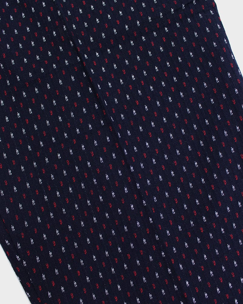 ToK Pants, Kasuri Indigo with Red and White Dash - Image 6