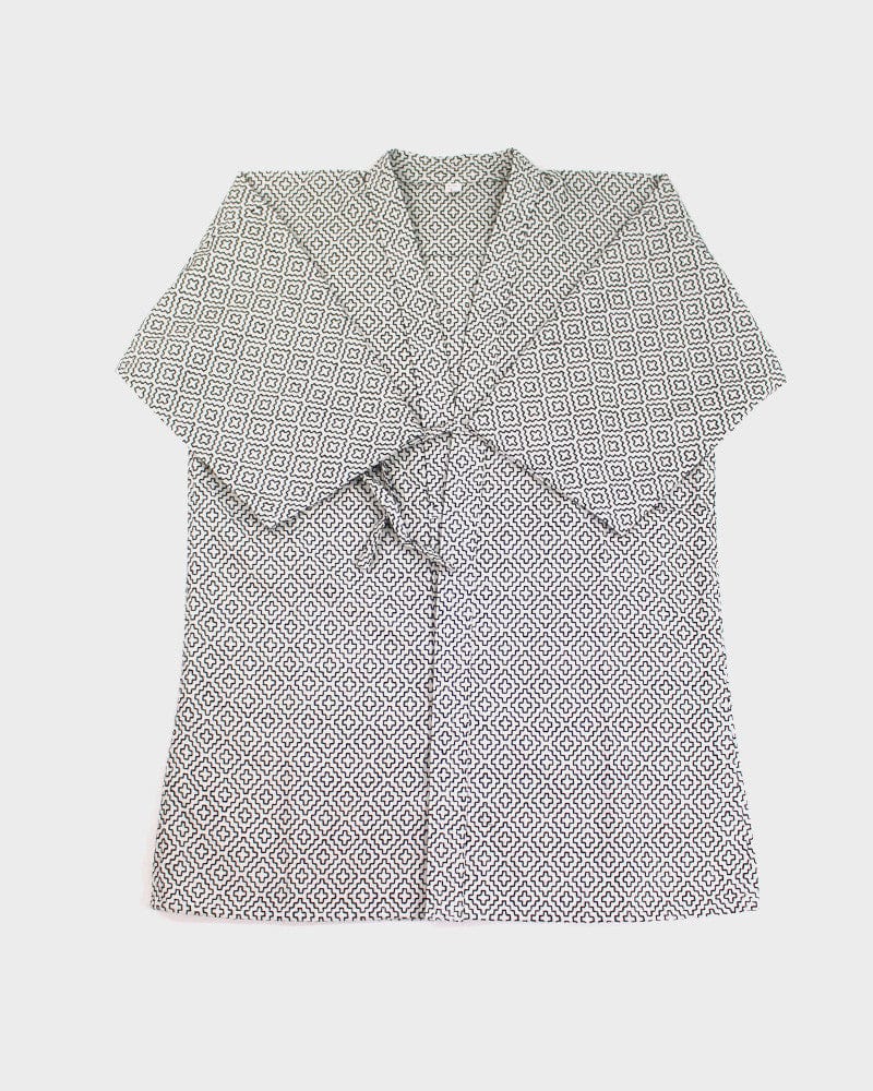 Modern Hitomezashi Dougi Jacket, White - Image 3
