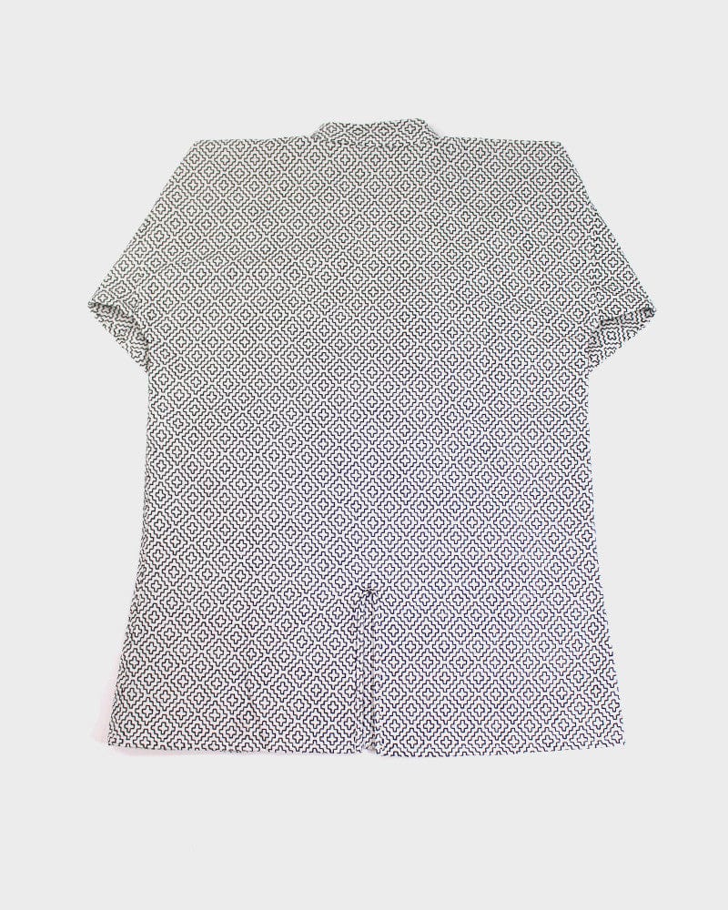 Modern Hitomezashi Dougi Jacket, White - Image 4