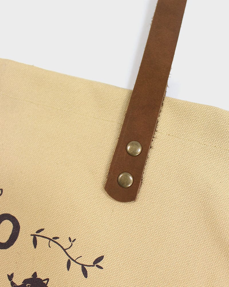 Kiriko Original Tote, Large, Canvas, Natural Bear - Image 3