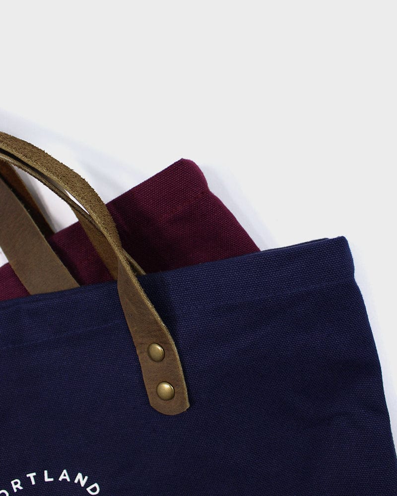 Kiriko Original Tote, Small, Canvas, Navy Bear - Image 5