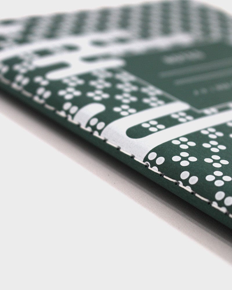 Kiriko Original Lined Notebook, Green Kumo - Image 3