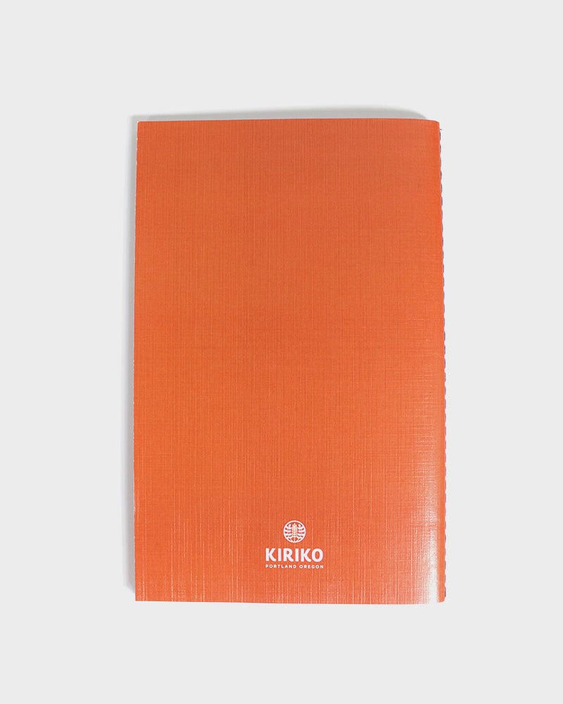 Kiriko Original Lined Notebook, Orange Kikkou - Image 4