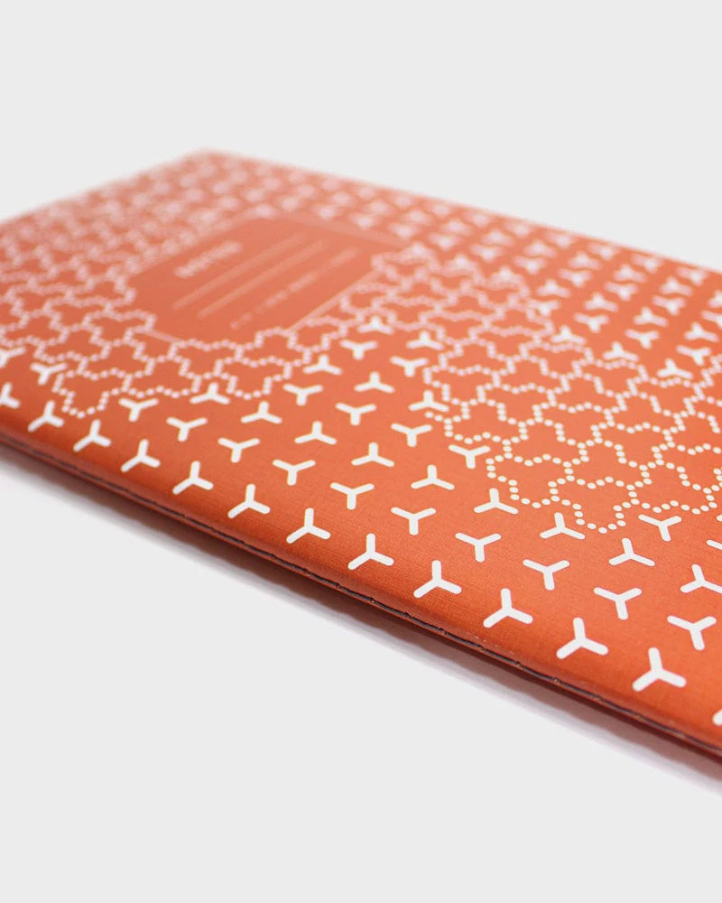 Kiriko Original Lined Notebook, Orange Kikkou - Image 5
