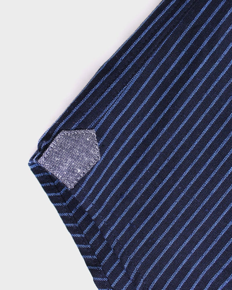 ToK Shirt, Long Sleeve Button-Up, Indigo with Blue Shima - Image 5