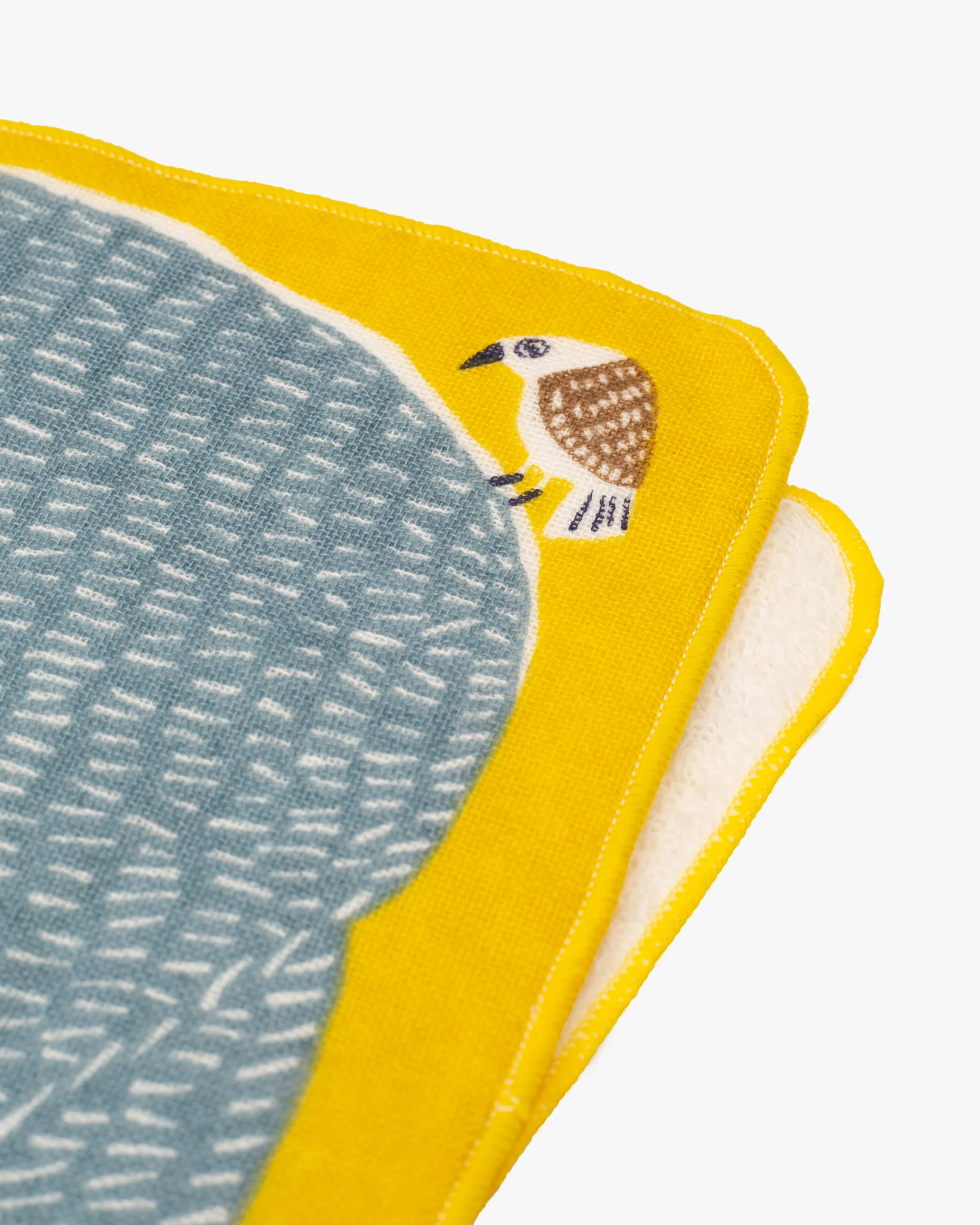 Musubi, Fuwa-Fuwa Towel, Kata Kata, Bear, Yellow 10" x 10" - Image 3