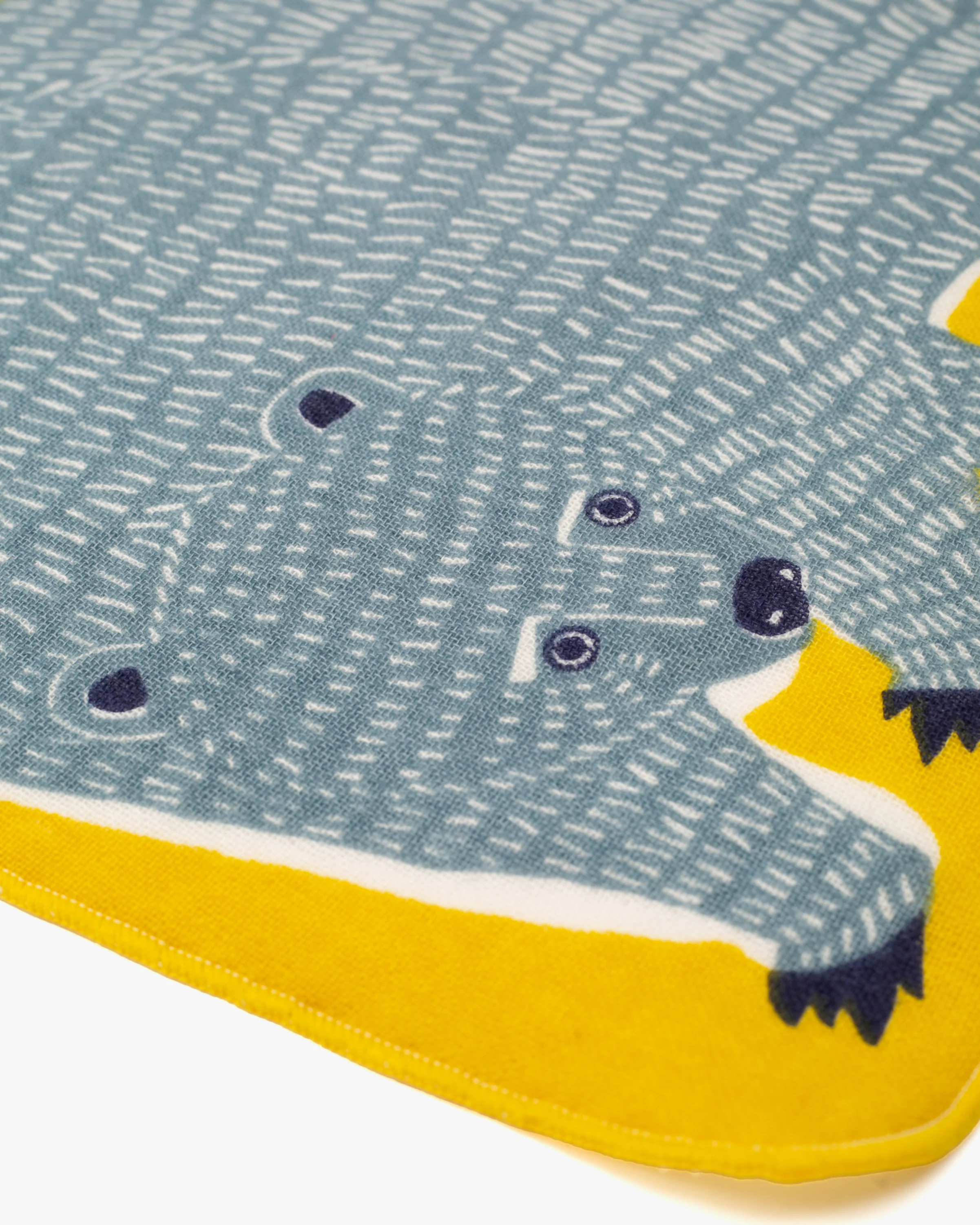 Musubi, Fuwa-Fuwa Towel, Kata Kata, Bear, Yellow 10" x 10" - Image 5