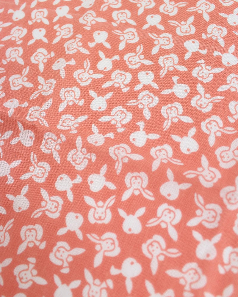 Tenugui, Classic, Komon, Pink Usagi - Image 3