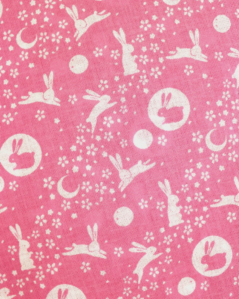 Tenugui, Classic, Komon, Pink Usagi and Moon - Image 3