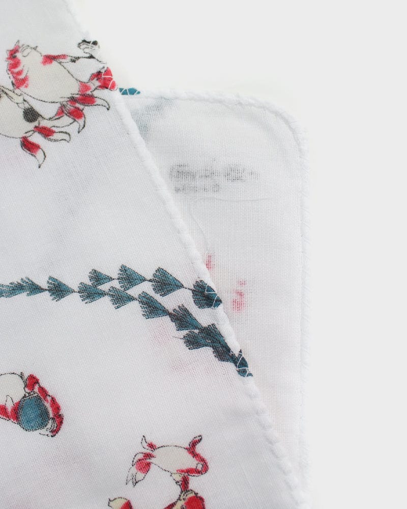 Tenugui, Double Gauze, Utagawa Kuniyoshi - Goldfish and Frog - Image 4