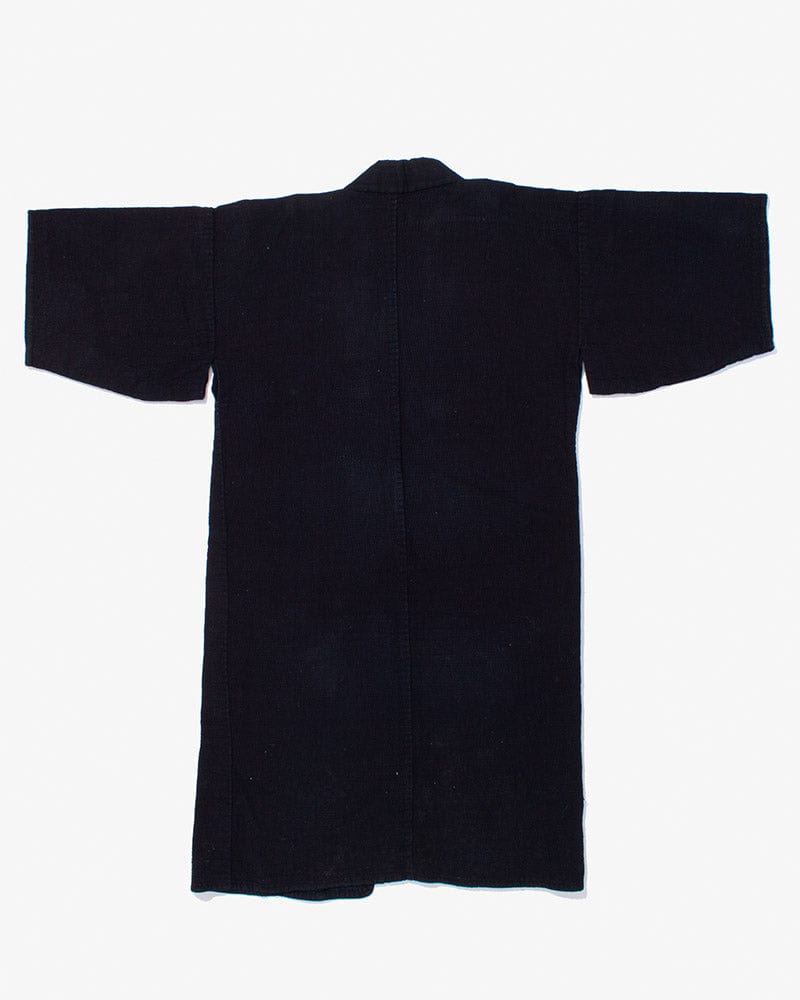 Vintage Noragi Jacket, Reversible Boro, Fully Sashiko Stitched Dark Indigo and Black - Image 10